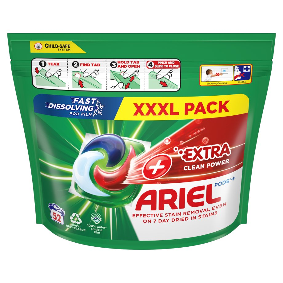 Ariel - Kapsułki do prania +Extra Clean Power XXXL