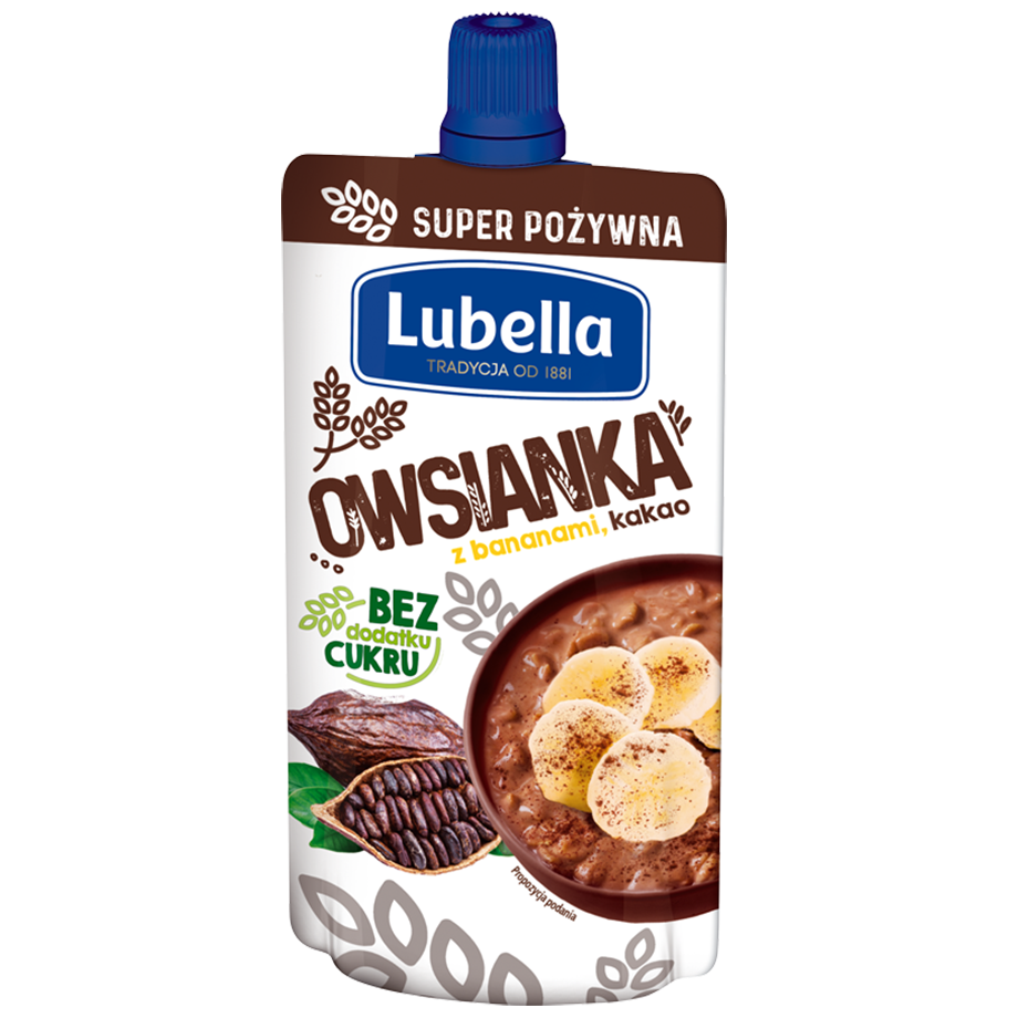 Lubella - Owsianka z bananami i kakao