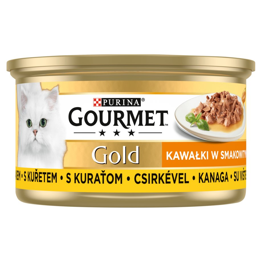 Gourmet - Mokra karma kurczak w sosie dla kotów